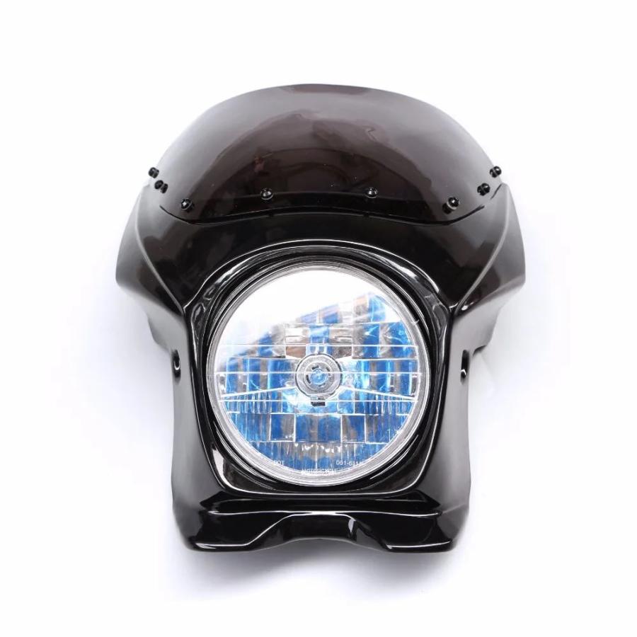 並行輸入品 ABSプラスチックフロントアッパーフロントカウルカウルノーズカバーフェアリングヘッドライトフィットCB400 92 98 CB400SF VTEC 1 2 3 4 CB130の画像