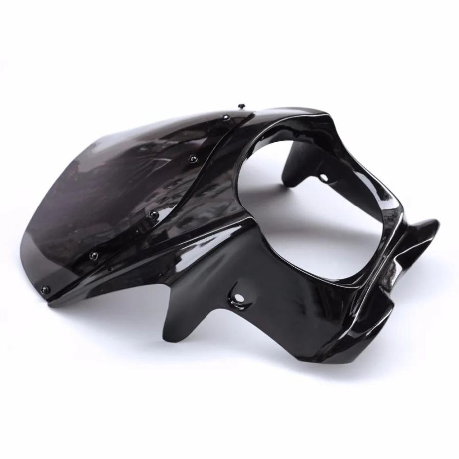 並行輸入品 ABSプラスチックフロントアッパーフロントカウルカウルノーズカバーフェアリングヘッドライトフィットCB400 92 98 CB400SF VTEC 1 2 3 4 CB130の画像