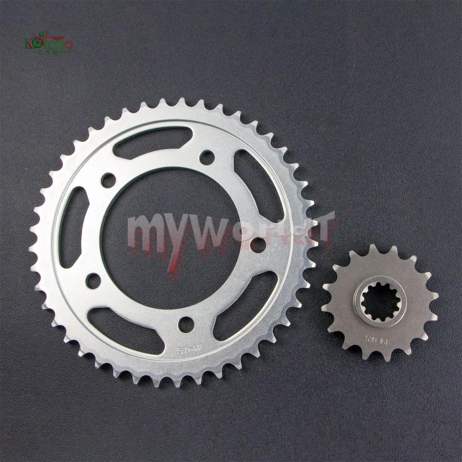 並行輸入品 16T 44TフロントリアスプロケットホンダCBR600 F2 F3 1991 1996 CBR 600 CBR600F2 CBR600F3 1992 1993 1994 1995_5