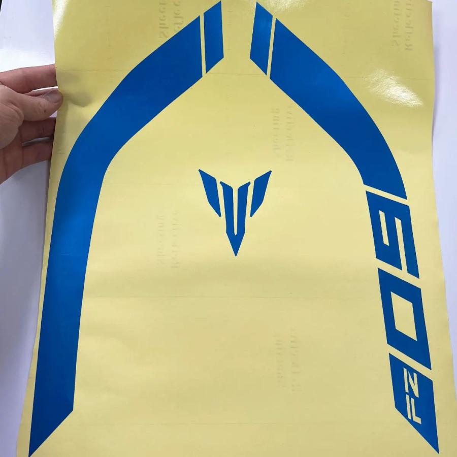 み。 並行輸入品 バイク用 反射ビニールステッカー リアロゴステッカー