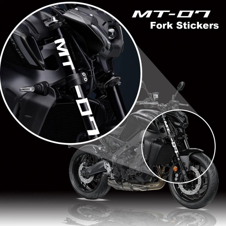 並行輸入品 ビニールステッカー ヤマハMT07 MT用フォークステッカー MT
