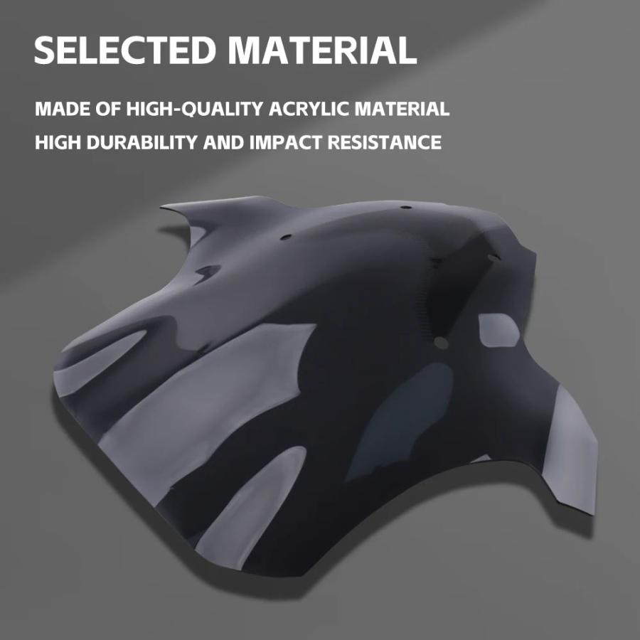 並行輸入品 プラスチックフロントガラス クリアGREYウィンドデフレクター BMW R 1250 R1250RT 2023 PMMA 70CM 2022 2021適合の画像