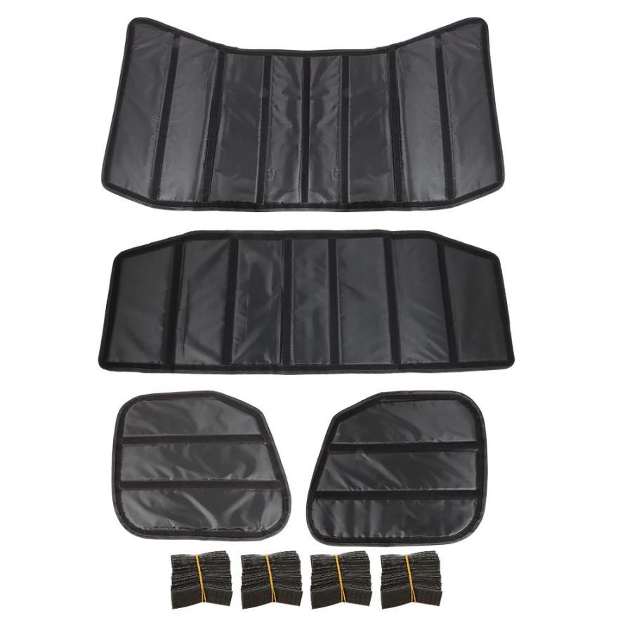 並行輸入品 JK JLラングラー ジープ用防音断熱パッド 4ドアヘッド