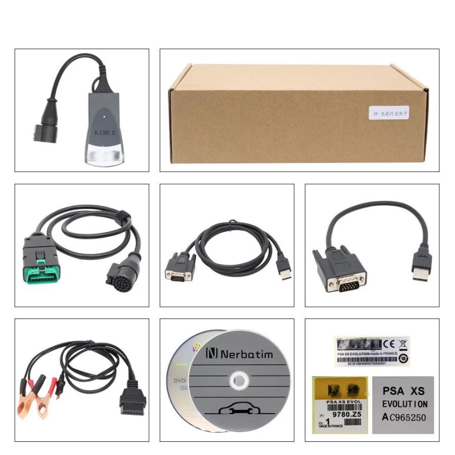 並行輸入品 DIAGBOXフル自動車診断チップ 診断ツール プジョー