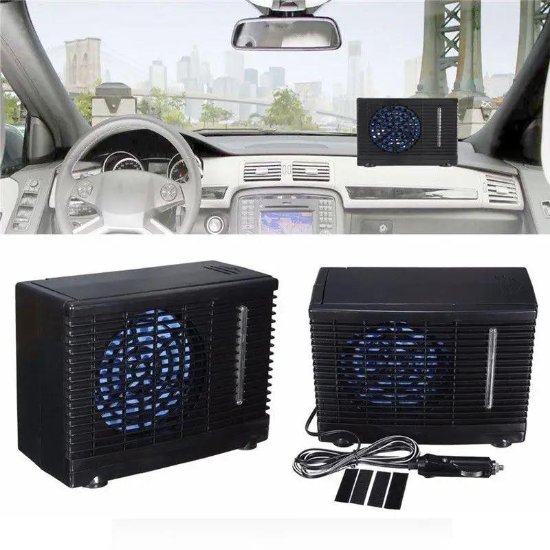 並行輸入品 ポータブル電気エアコン 12V 黒 家庭用 車 トラック用水冷ファンの画像