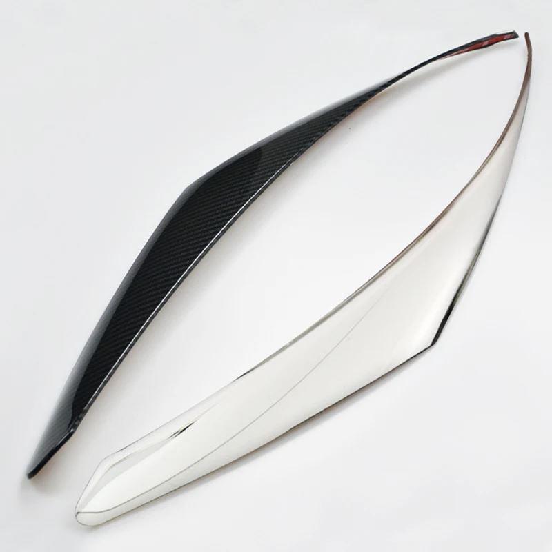 並行輸入品 カーボンホンダアコード8TH 2008 2009 2010 2012 2013アクセサリーABSヘッドライトアイブローデコレーションパネルカバートリムC2063の画像