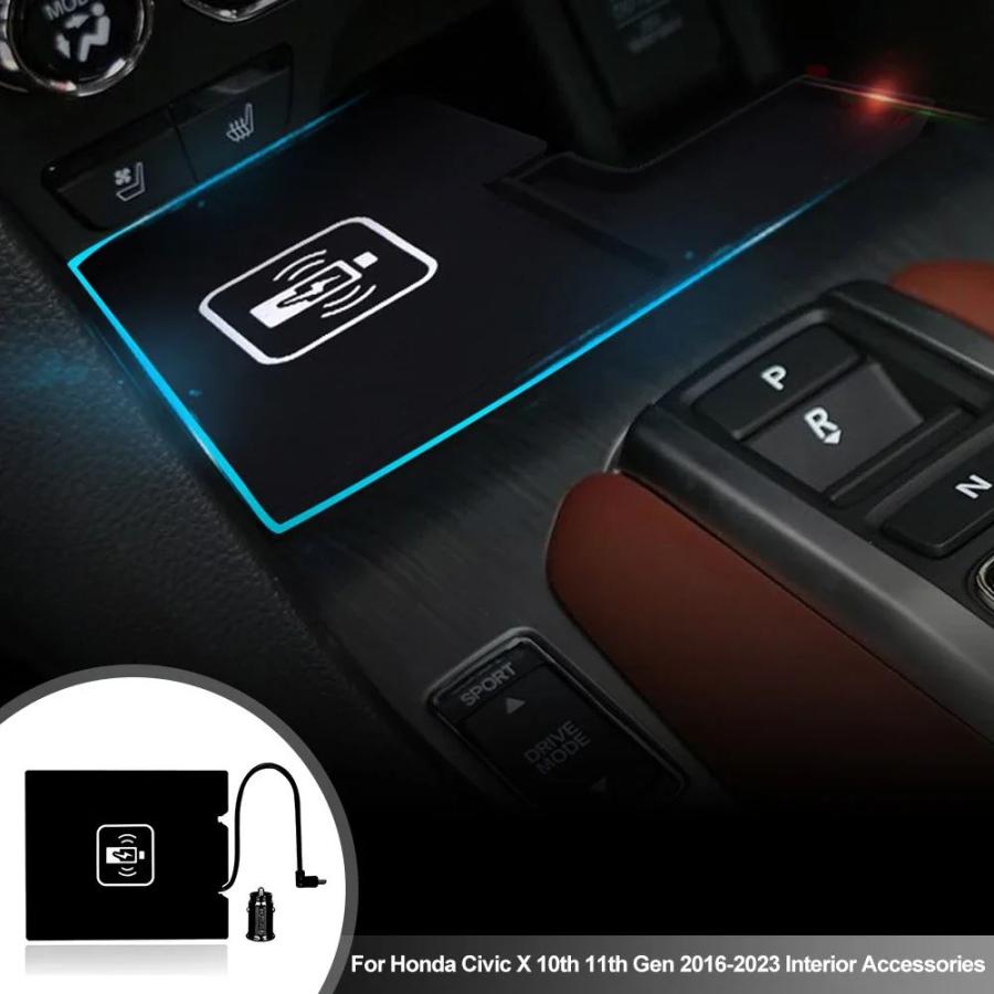 並行輸入品 車用ワイヤレス充電器 ホンダシビックx 携帯スマホ
