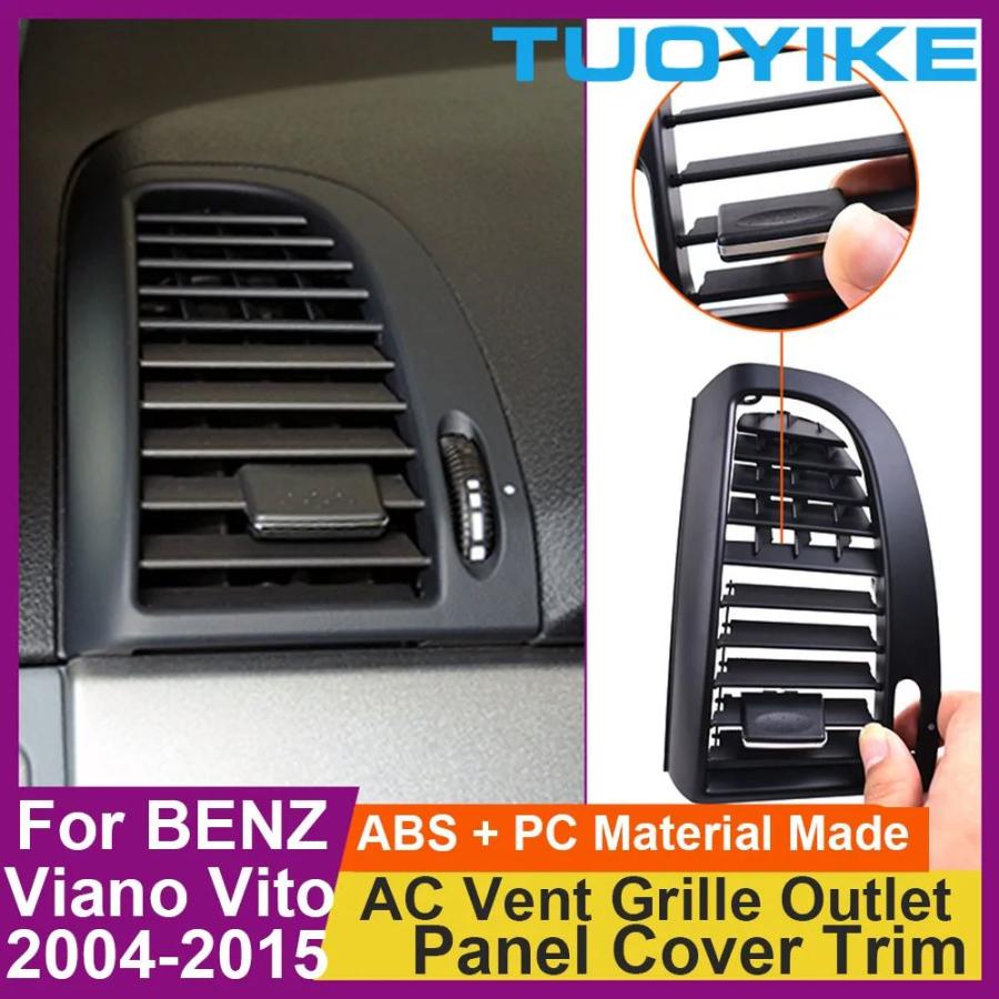 並行輸入品 中央グリル用左 右カバー アクセサリー メルセデス ベンツ vio W636 w639 20042015用グリッド接続パーツの画像