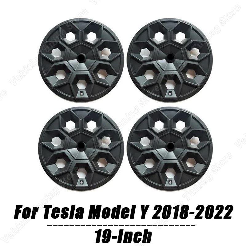 並行輸入品 テスラモデルY20182022用カーハブキャップ パフォーマンス 自動車用交換ホイールキャップ フルリムカバー ボディチューニングキット 19インチ_1