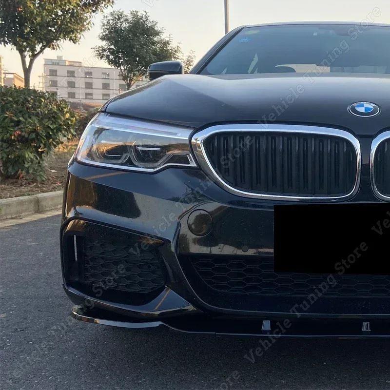 並行輸入品 フロントバンパーブレード 5個 bmw g30 g31 mスポーツ用スタイル 20172020光沢ブラックアクセサリーの画像