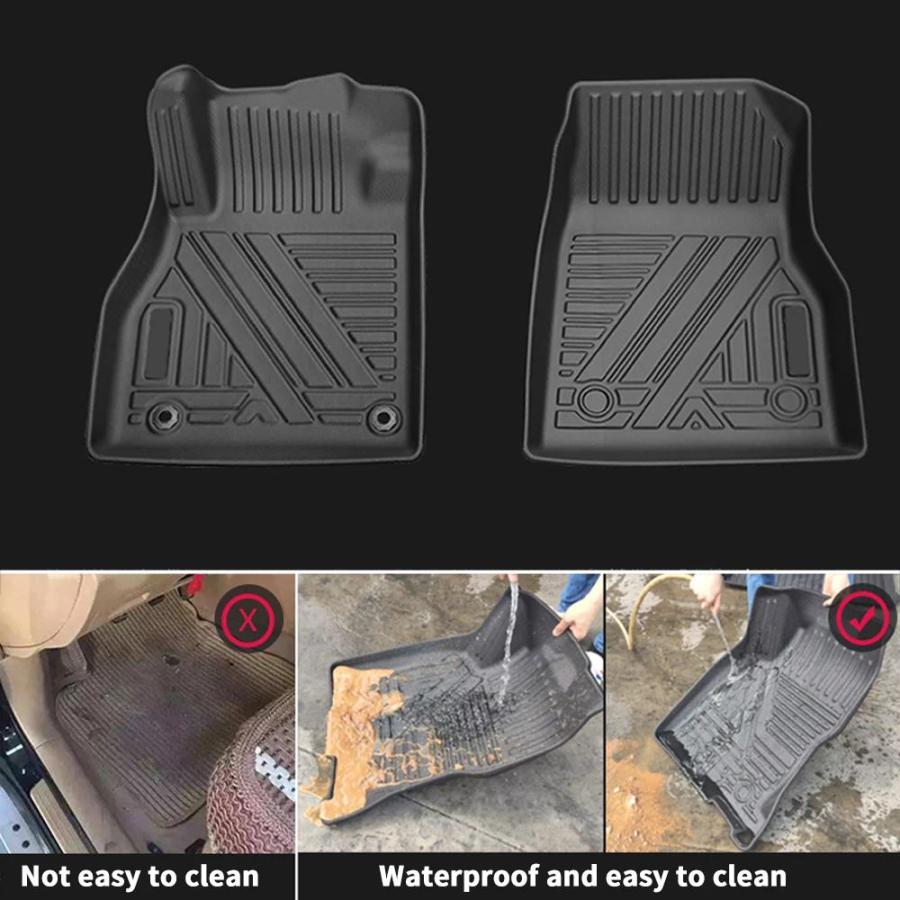 ブランド登録なし - 並行輸入品 逃げ失せる用雨合羽つや消し 車用 全天候型 フットマット 無臭パッド 室内装飾付属品 20202023