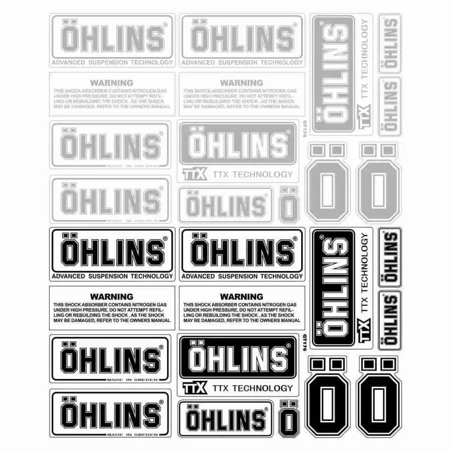 並行輸入品】 オートバイオーリンズステッカーデカールロゴ