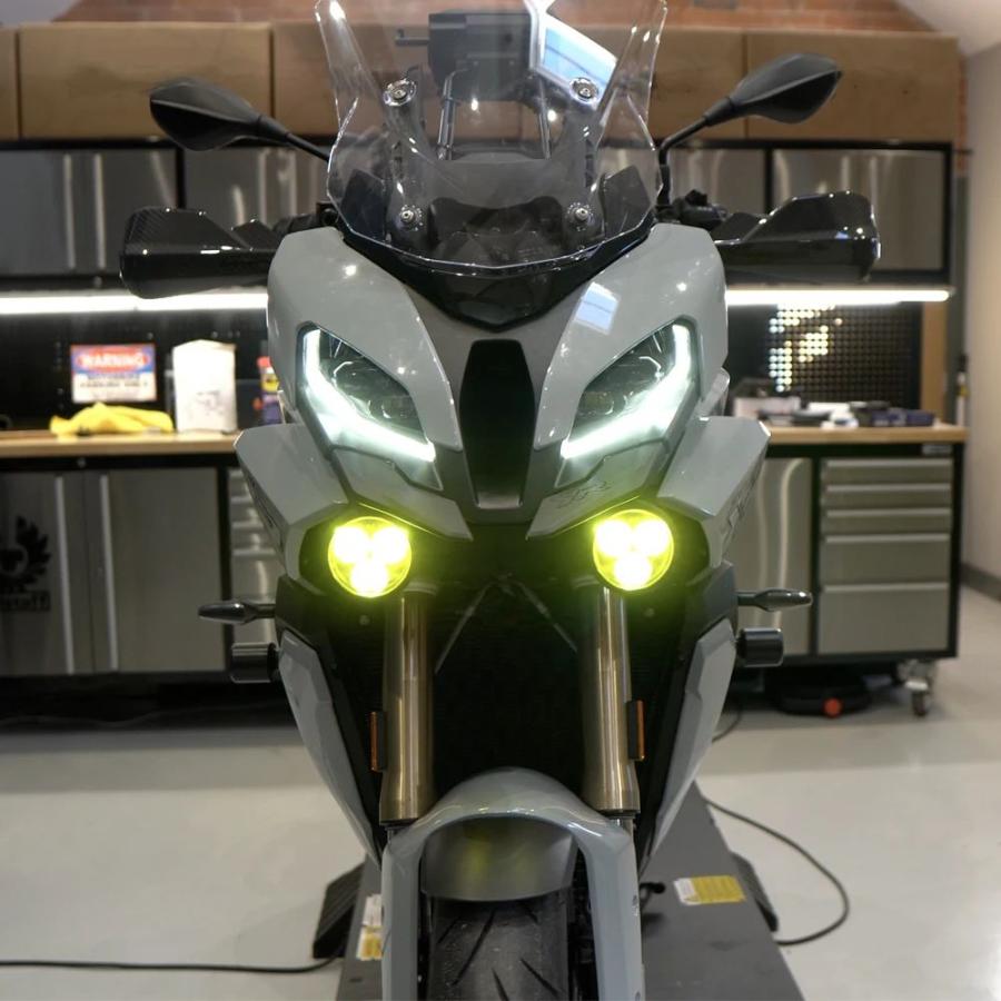 並行輸入品 2024 S1000XR フォグランプブラケット LED ライト