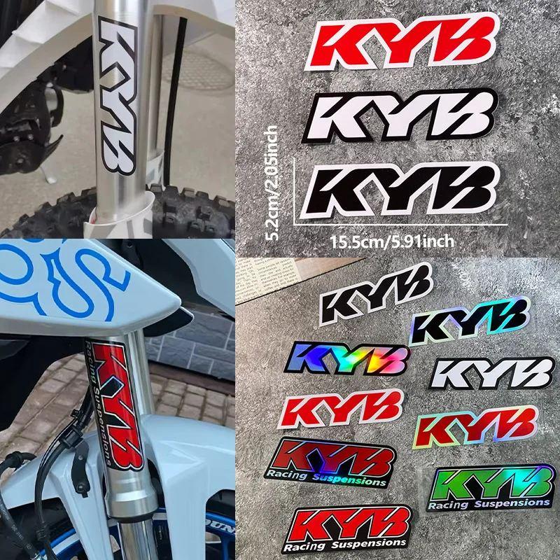 並行輸入品 2 個 KYB オートバイフロントフォークステッカー防水