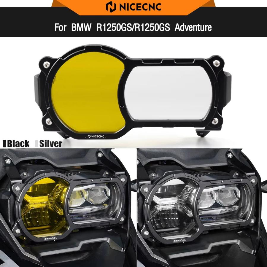 並行輸入品】 BMW R1250GS GSA オートバイヘッドライトプロテクター