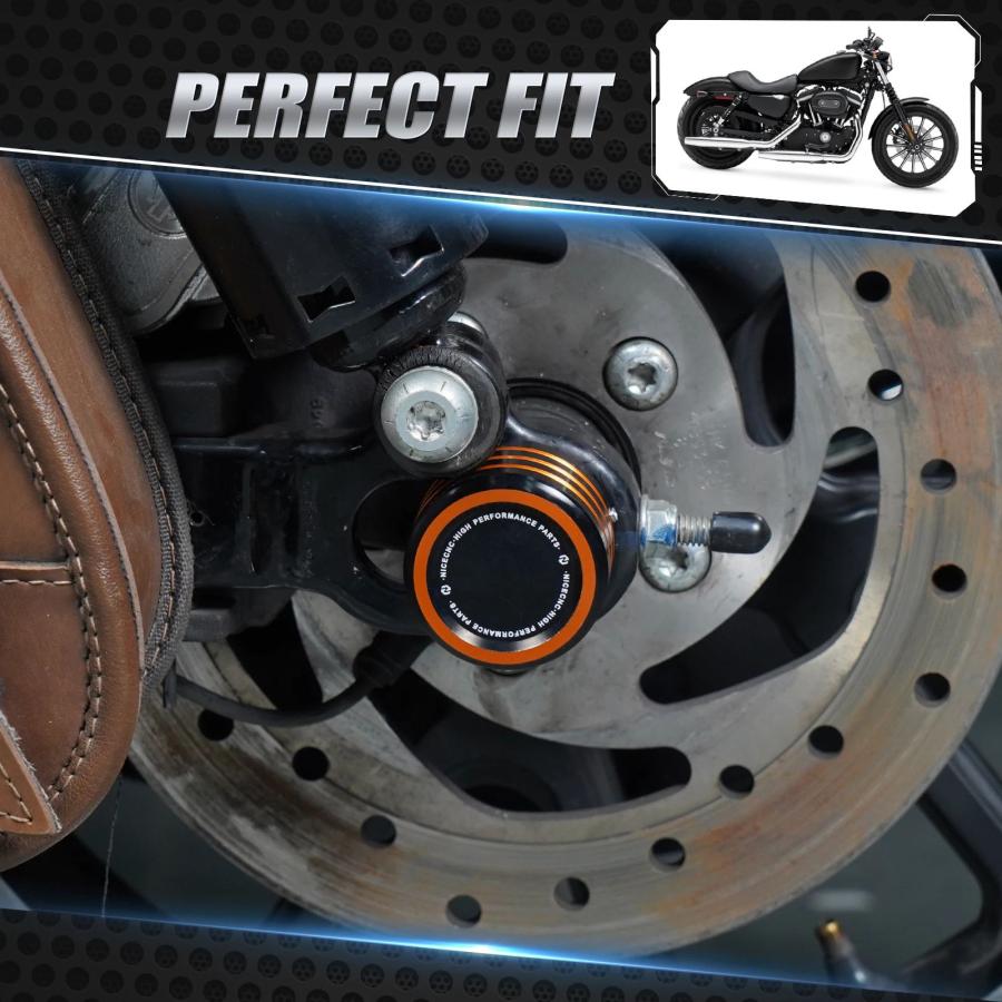 並行輸入品】 リアアクスルナットカバーハーレースポーツスター 1200