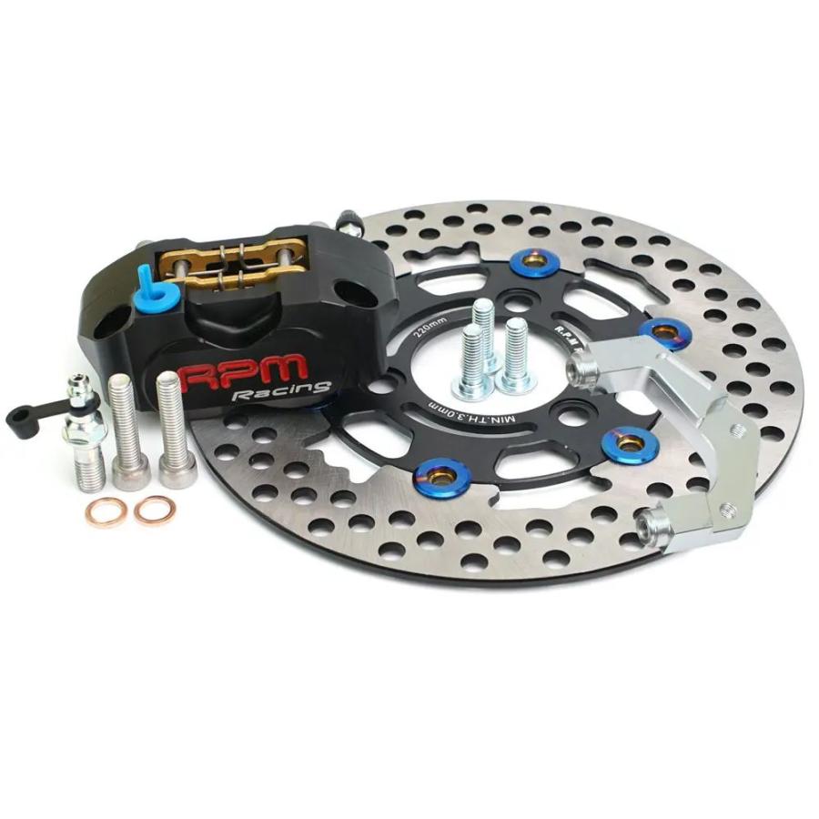 並行輸入品 220MMブレーキディスクローター3穴キャリパーセットRPM 84
