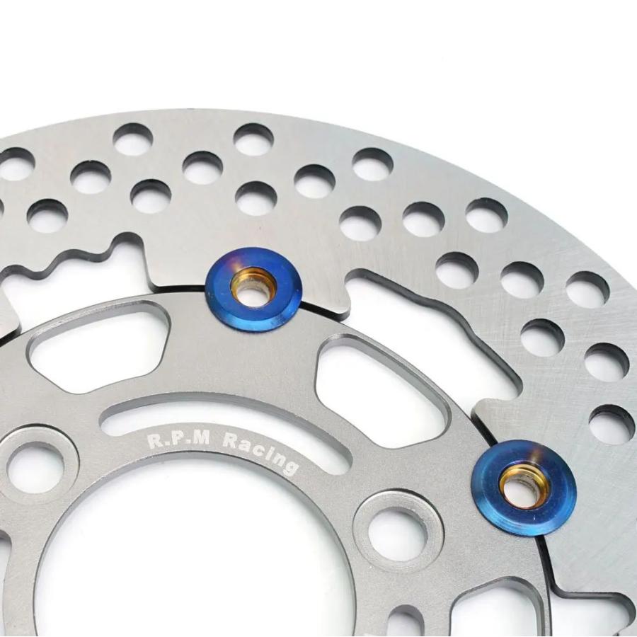 Nardo ブレーキキャリパーとディスクセット 並行輸入品 220MMブレーキディスクローター3穴キャリパーセットRPM 84