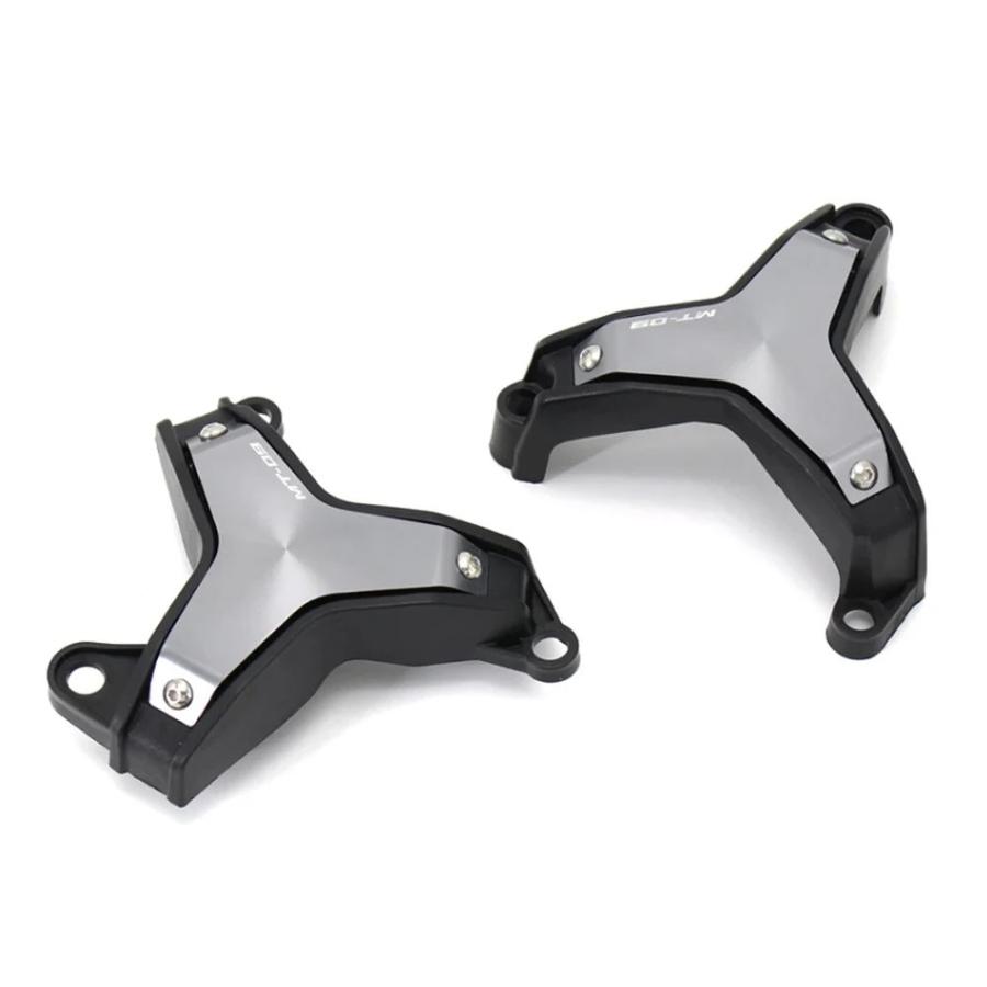 並行輸入品 ヤマハ MT-09 MT09/SP 2024 2025 オートバイサイドスライダーエンジンガード クラッシュパッドエンジン カバー_6