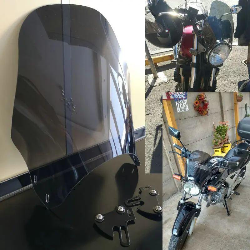 並行輸入品ホンダ ナイトホーク 250 CB250 CB750 カスタム CD CG CM 125 CM125 CG125 CB125 CD250 用 ウインドスクリーン スクリーン ウインドシールド_11