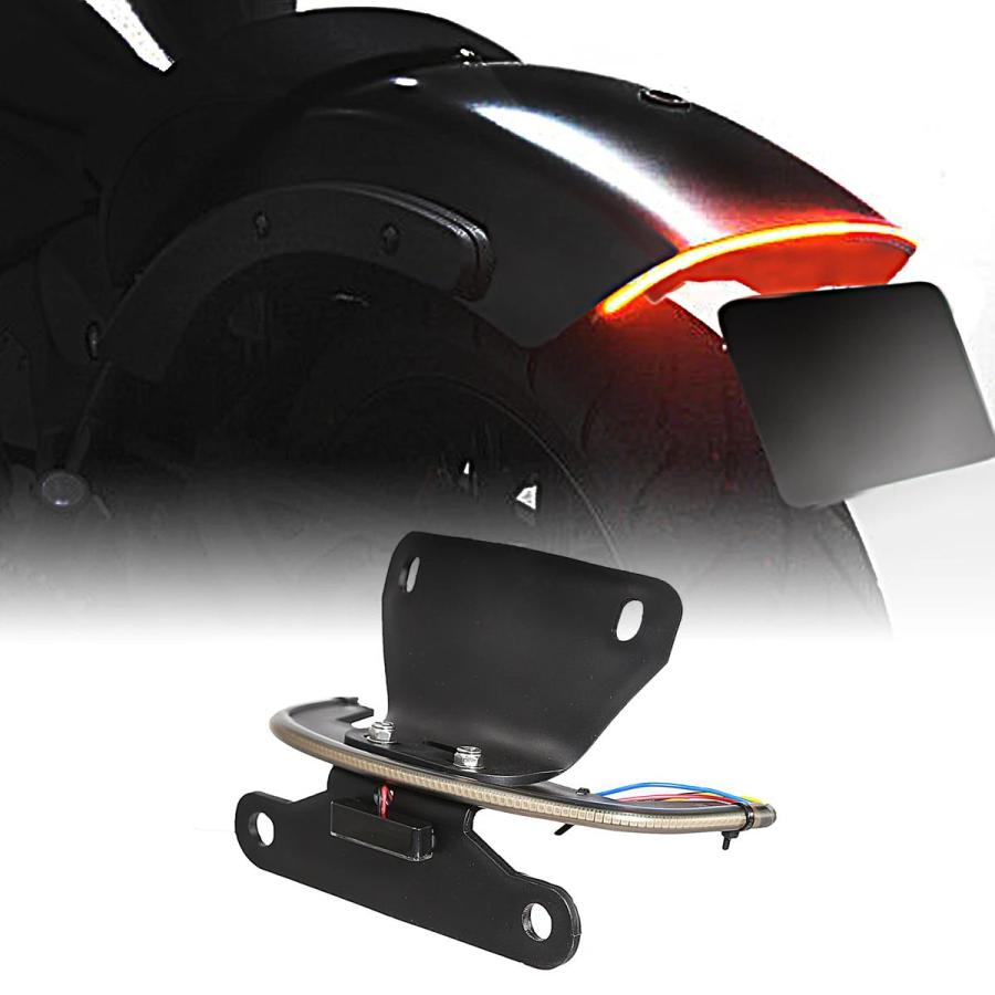 並行輸入品LEDスモークフェンダーエリミネーター一体型テールライト