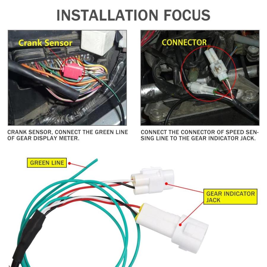 並行輸入品KTM 950 990 ABS 990 SUPER DUKE R用ギア表示インジケーター オートバイアクセサリー 1-6レベルスピードデジタルメーター | ブランド登録なし | 11