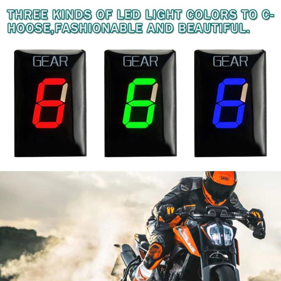 並行輸入品KTM 950 990 ABS 990 SUPER DUKE R用ギア表示インジケーター オートバイアクセサリー 1-6レベルスピードデジタルメーター | ブランド登録なし | 12