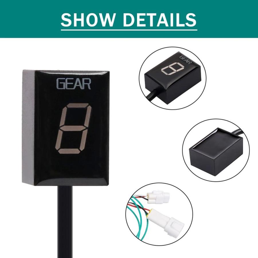 並行輸入品KTM 950 990 ABS 990 SUPER DUKE R用ギア表示インジケーター オートバイアクセサリー 1-6レベルスピードデジタルメーター | ブランド登録なし | 13