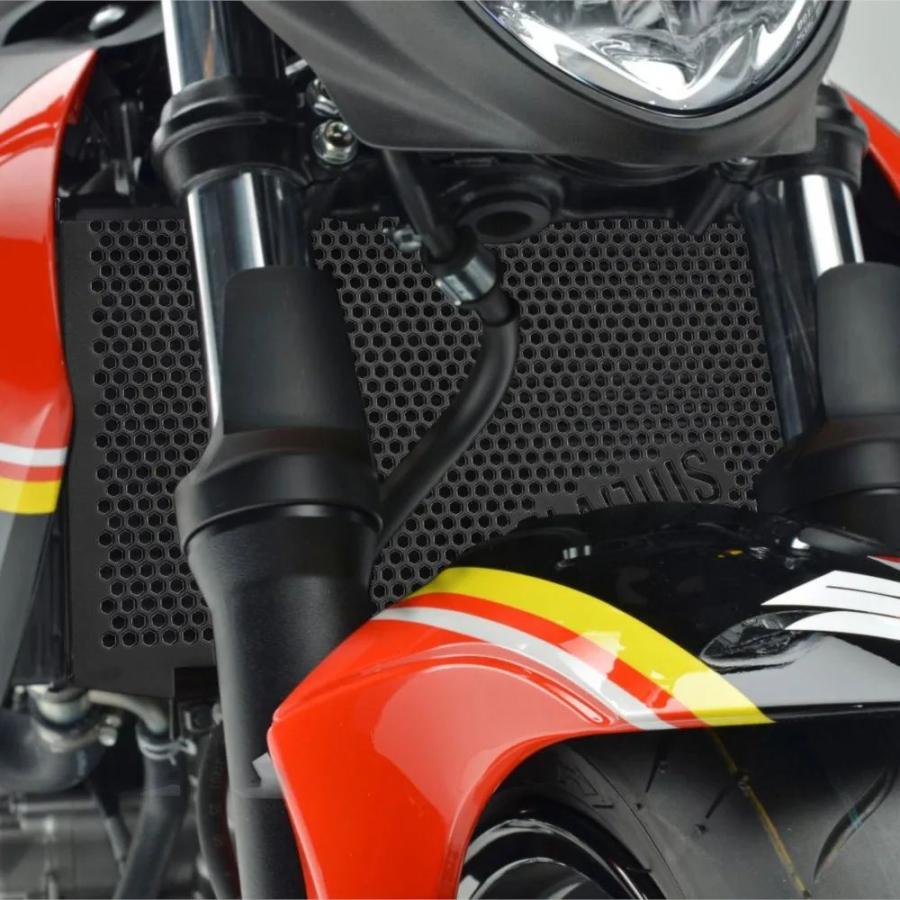 並行輸入品SFV650 GLADIUS オートバイアクセサリー ラジエーター グリルガードカバー アルミ スズキ SFV 650 GLADIUS 2009-2016 2015用