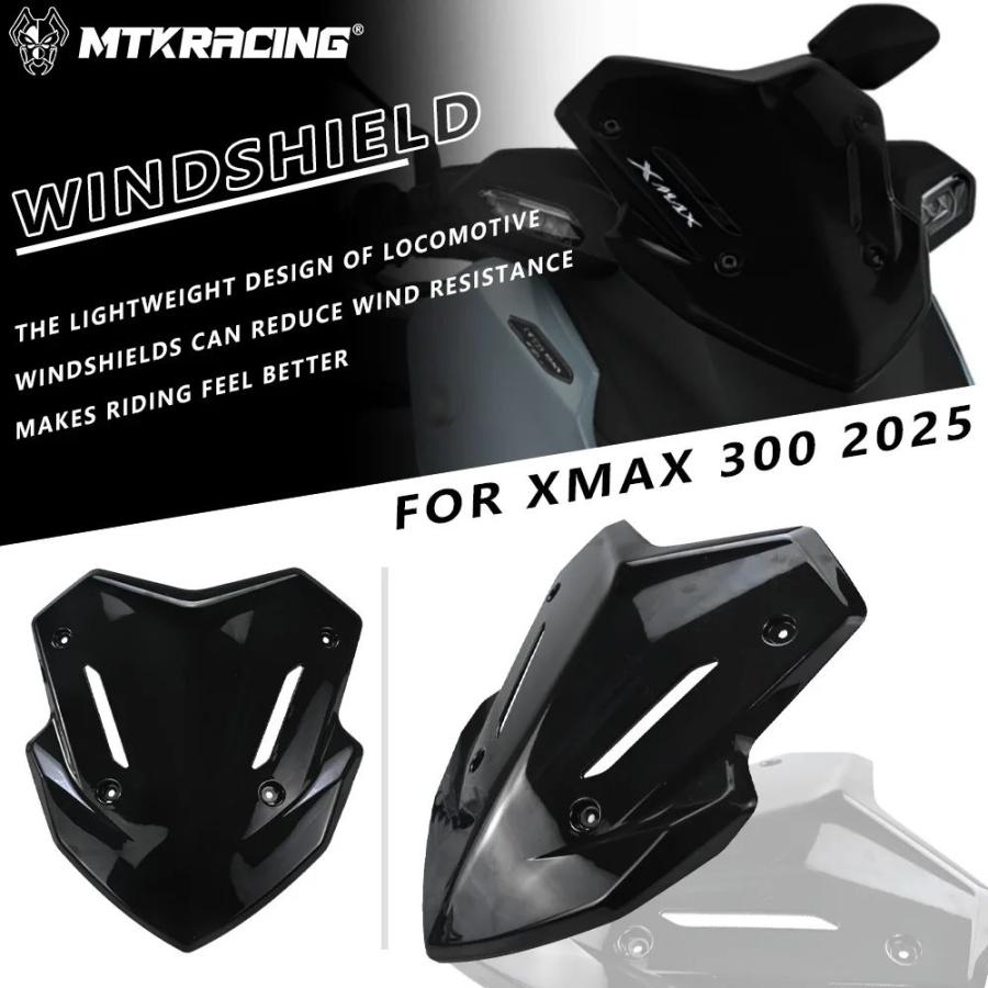 並行輸入品MTKRACING ウィンドシールド YAMAHA XMAX300 2025用