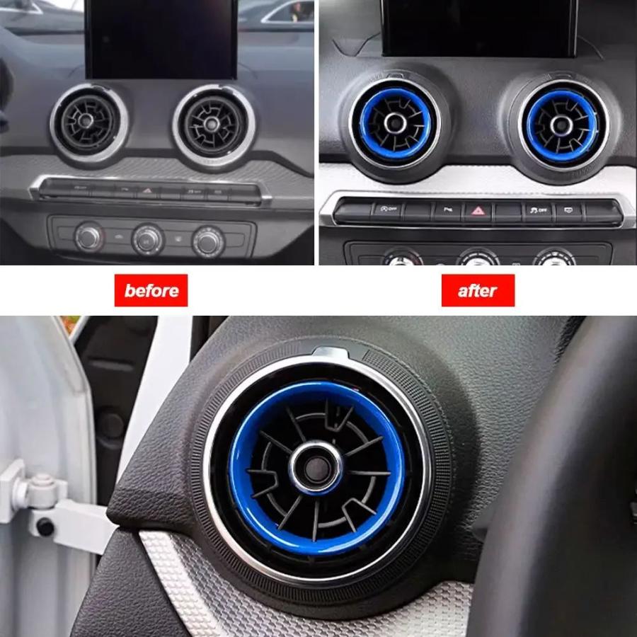 並行輸入品アウディ A3 8V 2013-2020 用 4個 車用フロントエアコン