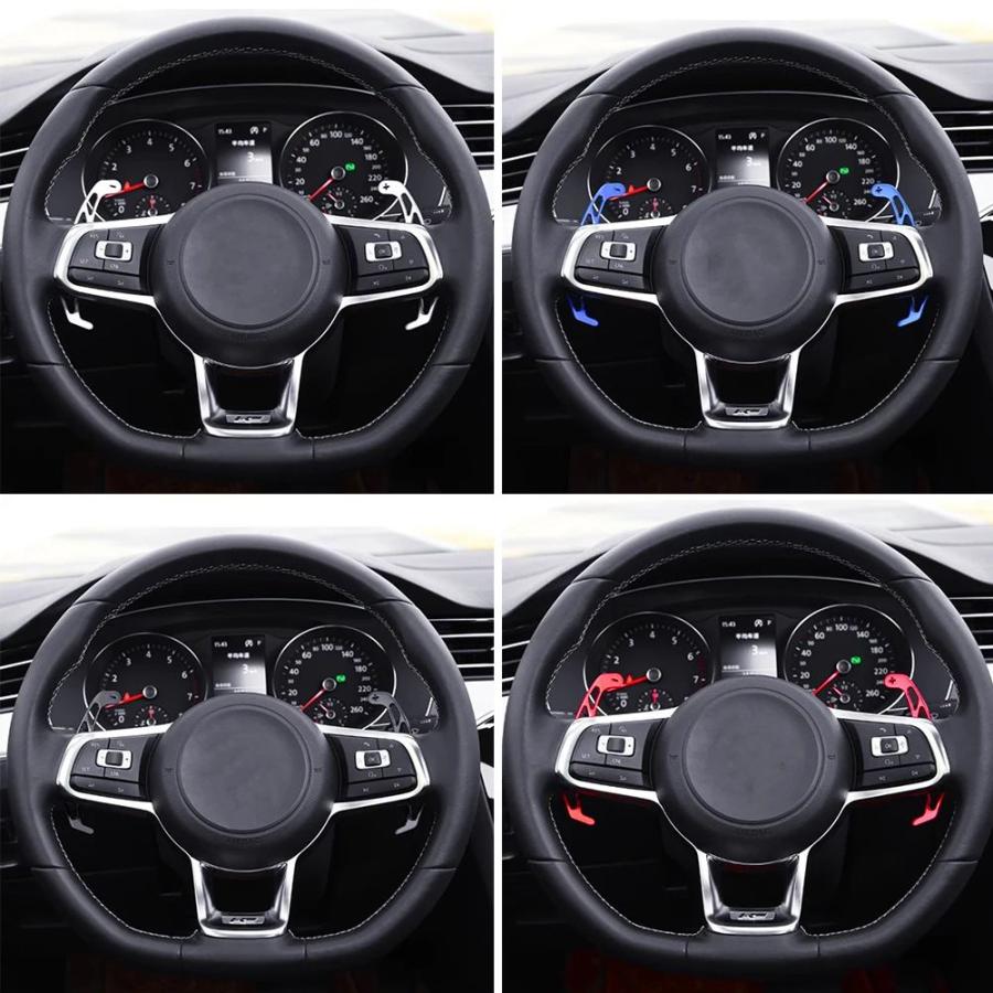 並行輸入品2PCS 車用ステアリングホイール パドルシフト 延長シフター