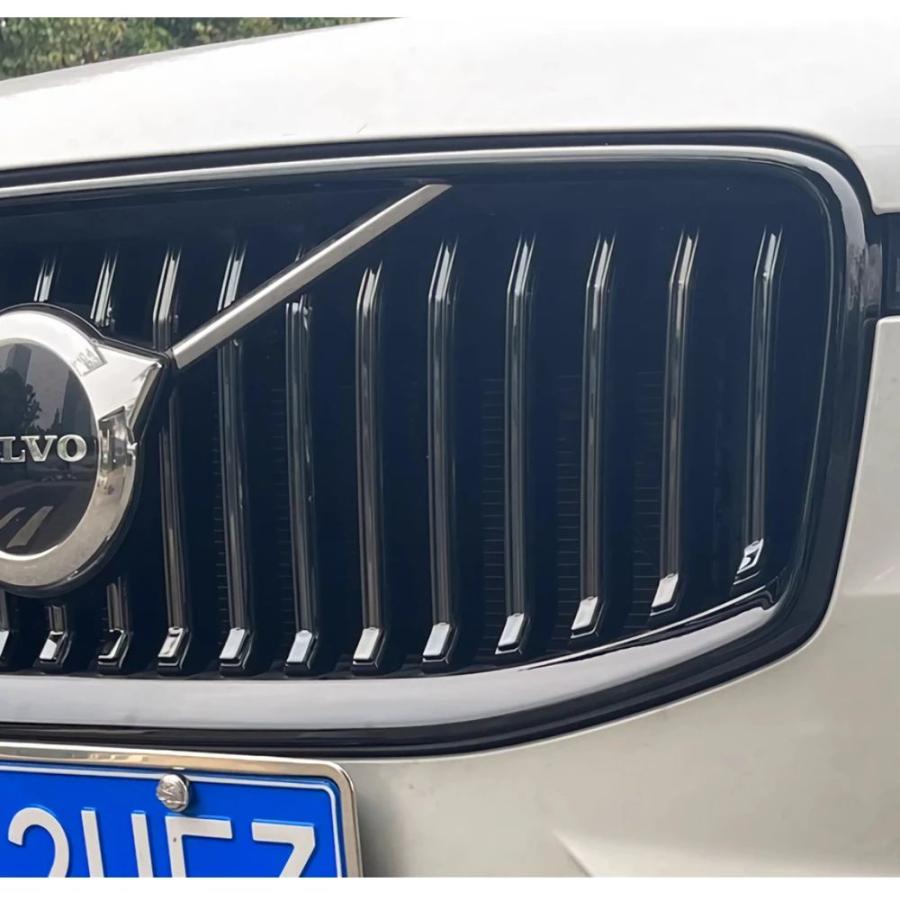 並行輸入品ボルボ XC60 グリル ブラック ステッカー 2022-2025 カー
