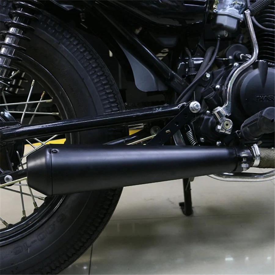 並行輸入品38/40/43/45MM レトロカフェレーサーバイクマフラーパイプ