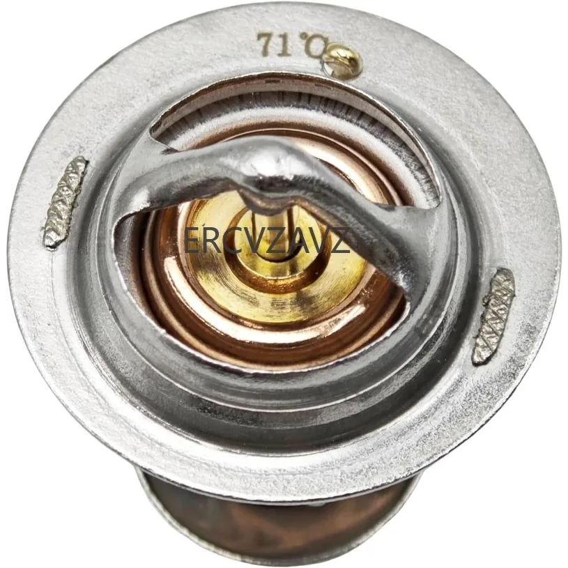 Aynaxcol エンジンサーモスタット ガスケット付き 129155-49801 交換用 Yanmar Engine 3TNE88 水温計 サーモスタット 129155-49800 129155-49801 3TNE84 3TNE88 4TNE84 4TNE88 4TNV84  4TNV84T Yanmar ヤンマー 1505 1515 1565 1600 1620 322B 3235 4475 5575 6675 7775  F18 F26D F28D FX26 FX28 | 車バイクのパーツ店