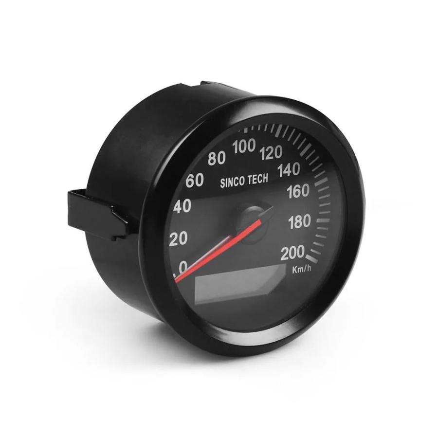 並行輸入品汎用 85MM GPS スピードメーター ゲージ 200KM/H 車 