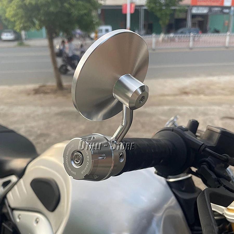 並行輸入品オートバイ RNINET バックミラー ハンドルバーエンドミラー