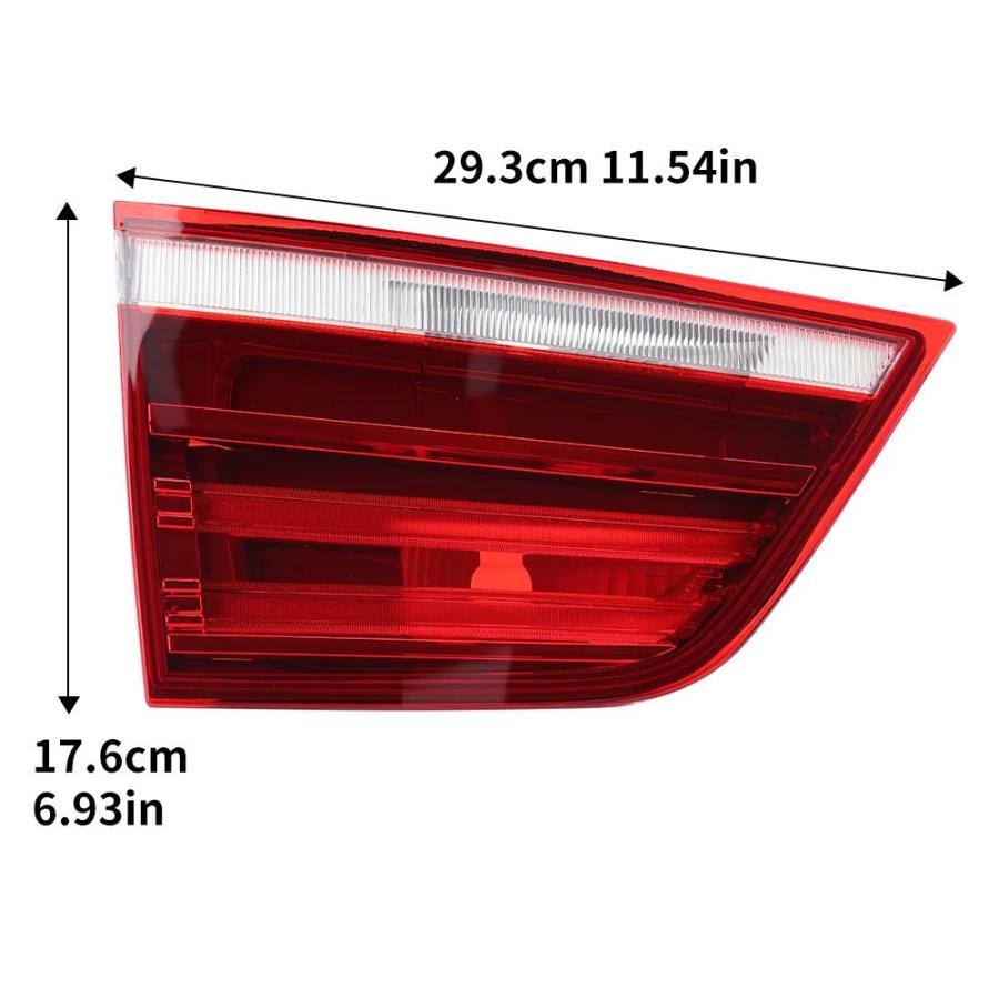 並行輸入品BMW X3 F25 2011-2016 テールランプ用 左右LEDテールライト 