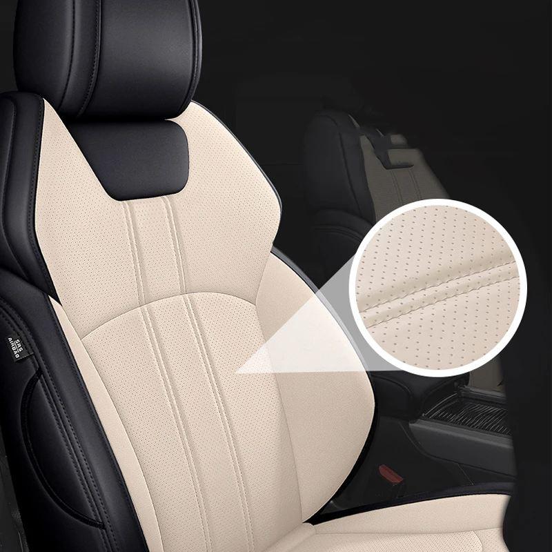並行輸入品ジャガー XF XE F PACE XJ XKタイプ用カーシートカバー カスタムレザー 防水 自動車アクセサリー