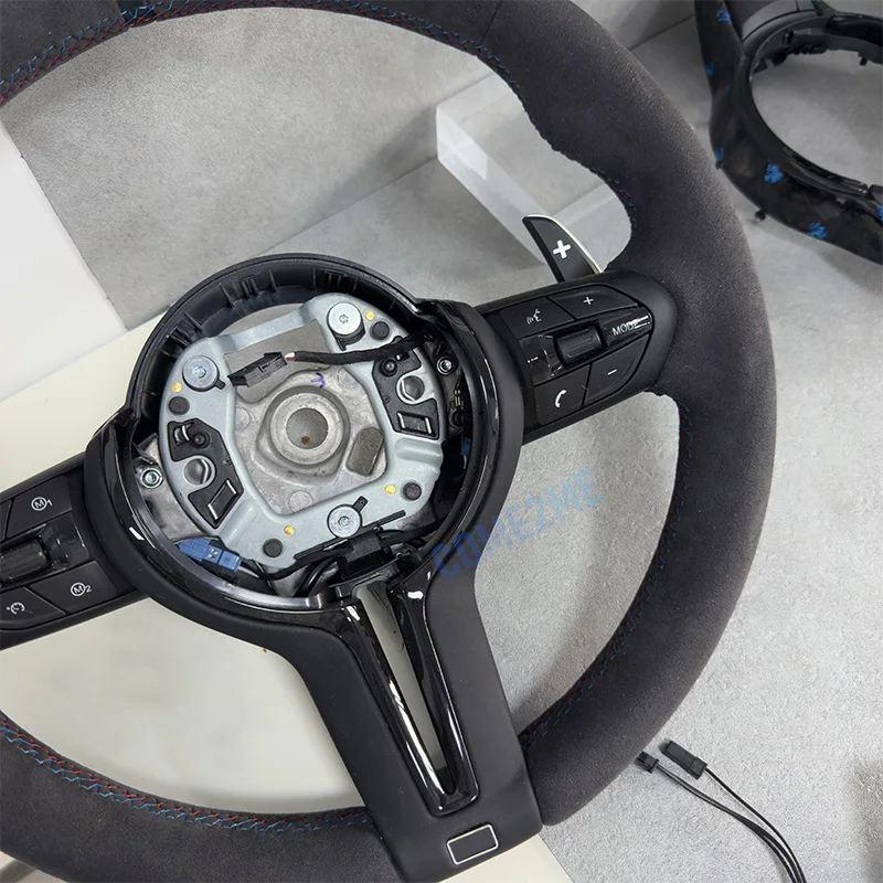 並行輸入品アルカンターラ M スポーツ ステアリングホイール BMW F10 F20 F21 F22 F30 F31 F32 F36 M2 F87 M3 F80 M4 F82 F15 F16用_4