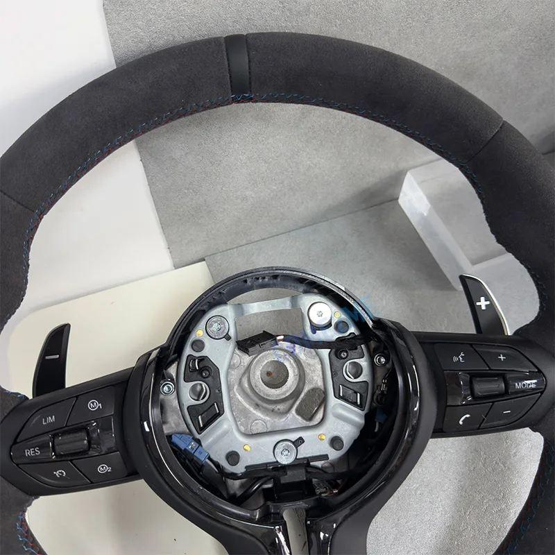 並行輸入品アルカンターラ M スポーツ ステアリングホイール BMW F10 F20 F21 F22 F30 F31 F32 F36 M2 F87 M3 F80 M4 F82 F15 F16用_5