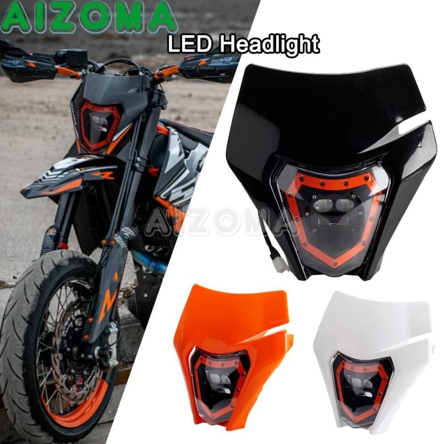 並行輸入品 モトクロスダートバイク LED E8 ヘッドライトマスクフェア
