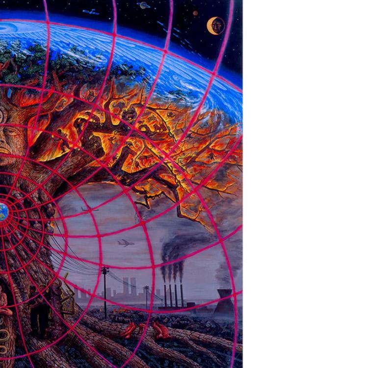 ALEX GREY アレックスグレイ ポスター「GAIA」 : PSYCHEDELIC GARDEN