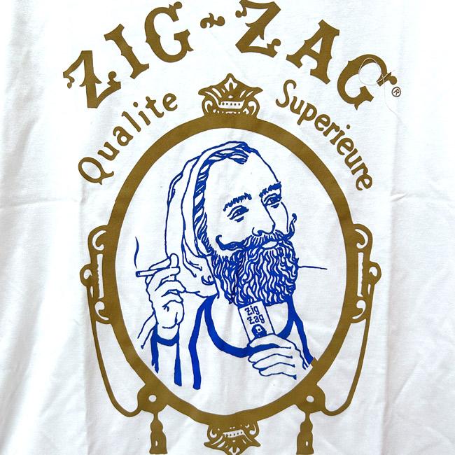 ZIG ZAG - ジグザグ 公式 メンズ Tシャツ ／ ホワイト : PSYCHEDELIC