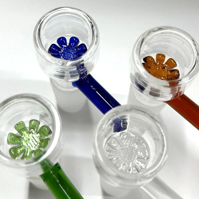 Filter Glass Bowl - スクリーン不要 ガラスボング 水パイプ用 火皿