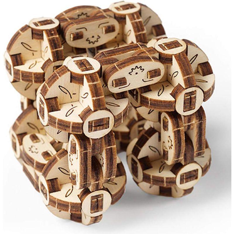 Ugears ユーギアーズ Flexi-Cubus フレキシキューバース 70049 木のおもちゃ 3D立体 パズル｜pt-select-shop｜04