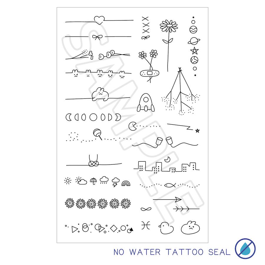 Fgt 5 水なしで貼れる 2枚組 タトゥーシール Fake Tattoo ボディシール ワンポイント シンプル フィンガータトゥー おしゃれ かわいい フェス 韓国 花 Fgt5 Ptドリームボックス 通販 Yahoo ショッピング