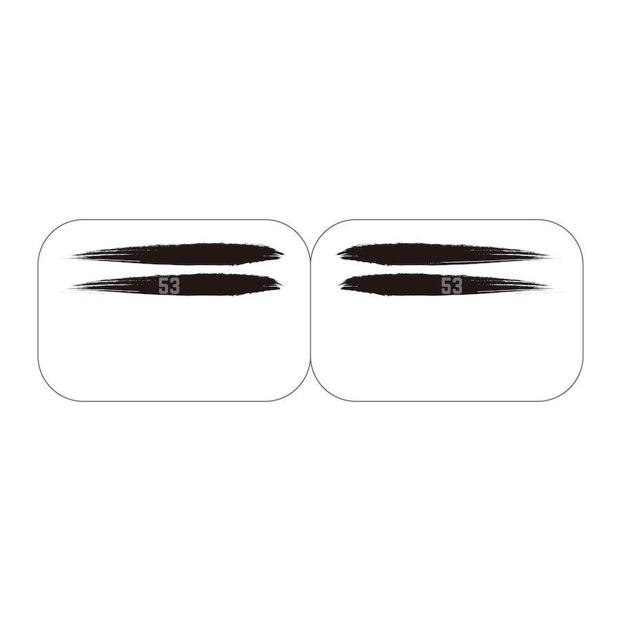 北海道日本ハムファイターズ アイブラック 6枚入 3ペア グッズ 転写式 EYE BLACK 目の下 黒 シール 野球 スポーツ 応援 観戦 FIGHTERS 背番号 fte2 |  | 01