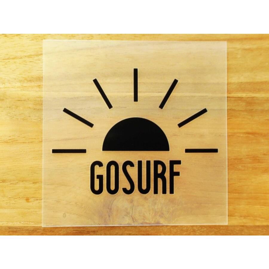 Go Surf 7 ステッカー 2枚組 車 かっこいい 切り文字 ブランド おしゃれ ウォールステッカー キャリーバッグ バイク 西海岸 サーフィン カリフォルニア ハワイ Gosurf7 Ptドリームボックス 通販 Yahoo ショッピング
