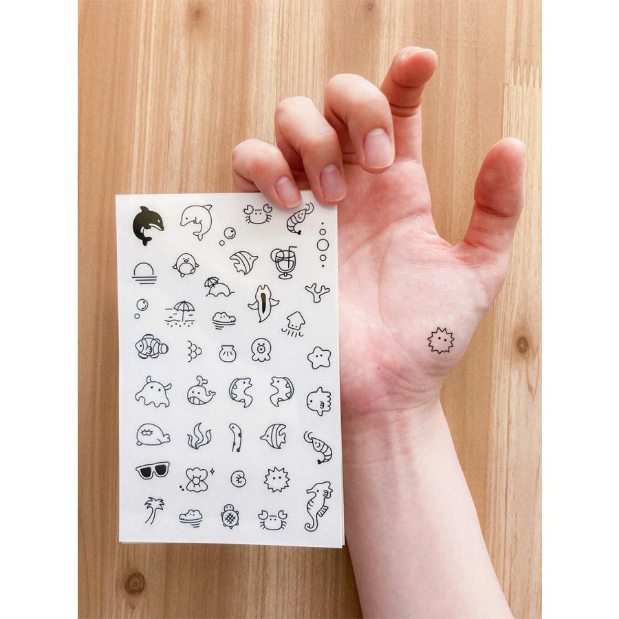最新作 Opt 5 ワンポイントタトゥー 2枚組 水無しで貼れる タトゥーシール ボディシール Fake Tattoo おしゃれ かわいい Seaフェス イベント 野外 カウントダウン Materialworldblog Com